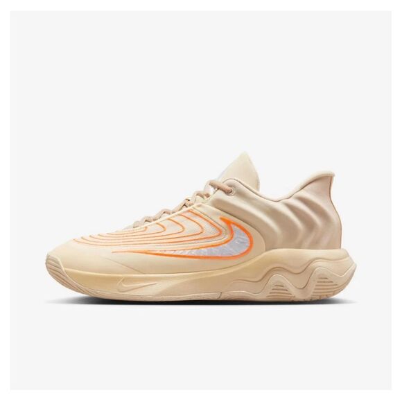 Nike Giannis Immortality 4 US 8 Mens Light Khaki Alabaster Total Orange - Picture 1 of 7